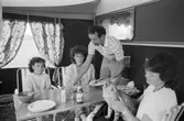 Campare vid Åby camping i Mölndal, år 1984. 