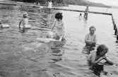 Simskola vid Västra Ingsjön i Lindome, år 1984. 
