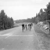 Cykelstafett i september 1960