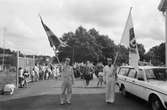 Lions anordnar loppmarknad i Lindome, år 1984.

För mer information om bilden se under tilläggsinformation.