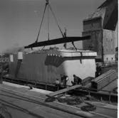 Småland
Jagaren Småland, transport av däckshus