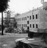 Brunnsgatan 6 under byggnad.