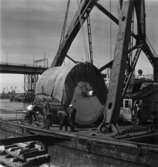 PM3 Yankeecylinder, transport - sjö.
Fyra okända män.