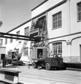 PM 3 ?? av maskindelar på Papyrus fabriksområde.