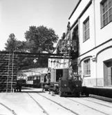 PM 3 ?? av maskindelar på Papyrus fabriksområde.