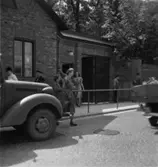 Säkerhetstjänst, gata - övergång.