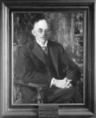 Marcus Wallenberg, målning.