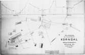 Korndal, plan- och profilkarta.