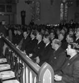 Medaljutdelning i Mölndals kyrka, 24/9-1950.