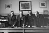 Mr. Goldsmith, ingenjör Nilsson, William Tibell och Wettel.