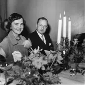 Personalfest 1954.
T.h. Valter Fässberg.
Foto: Fröken Melander.