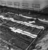 Byggnad N:o 6, tillbyggnad 1954. Gjutning.