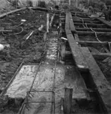 Byggnad N:o 6, tillbyggnad 1954. Gjutning.