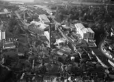 Flygfoto över Papyrus fabriksområde.
