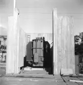 Transport av transformator 50 kV på Papyrus fabrik, 18/6-1955.