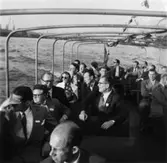 Reportage från pressvisningen den 29/8 1955.