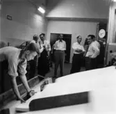 Reportage från pressvisningen den 29/8 1955.
Ingenjör Wiggo Odenius.