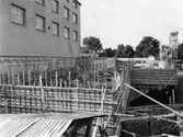 Byggnad N:o 6, tillbyggnad 1954. Formsättning för gjutning.