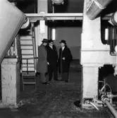 Besök av leverantörer till PM 2 N.
Överingenjör William Tibell, gäster från KMW.