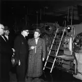 Besök av leverantörer till PM 2 N.
Överingenjör William Tibell, gäster från KMW.