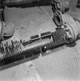 Babcock & Wilcox economiser. Vid explosion skadade rör.