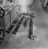 Babcock & Wilcox economiser. Vid explosion skadade rör.