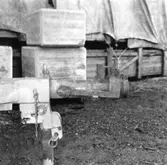 Jeep, av Hagstedt utförda ändringar på Papyrus fabriksområde, februari 1959.