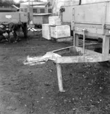 Jeep, av Hagstedt utförda ändringar på Papyrus fabriksområde, februari 1959.