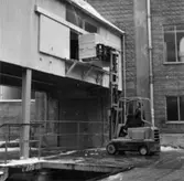 Sliperiet, utlastning av slipmassa.