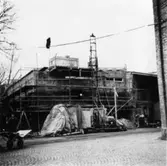 Verkstadens omklädningsrum.