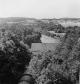 Ätrafors kraftstation, utsikt från turbintagen.