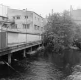 Mölndalsån, uppströms Forsebron, den 1/6-1961.