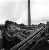 Exteriör av nya renseriet på Papyrus, den 10/8-1961.