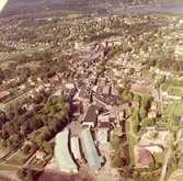 Flygfoto över Papyrus fabriksområde, 9/6-1969.