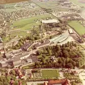 Flygfoto över Papyrus fabriksområde, 9/6-1969.