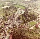 Flygfoto över Papyrus fabriksområde, 9/6-1969.