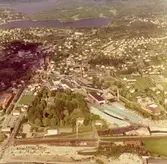 Flygfoto över Papyrus fabriksområde, 9/6-1969.