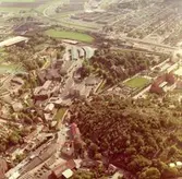 Flygfoto över Papyrus fabriksområde, 9/6-1969.