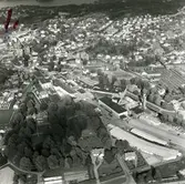 Flygfoto över Papyrus fabriksområde, 9/6-1969.