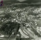 Flygfoto över Papyrus fabriksområde, 9/6-1969.