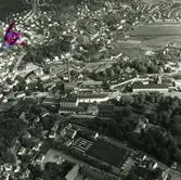 Flygfoto över Papyrus fabriksområde, 9/6-1969.