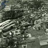 Flygfoto över Papyrus fabriksområde, 9/6-1969.