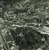 Flygfoto över Papyrus fabriksområde, 9/6-1969.