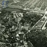 Flygfoto över Papyrus fabriksområde, 9/6-1969.