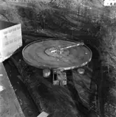 Avloppsvattenreningsanläggning på Papyrus fabriksområde, 26/10-1970.