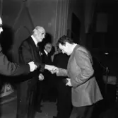 Utdelning av minnesgåvor den 31/10 1975. 80-årsjubileum.