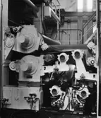 Interiörbild från Papyrus. Maskindetalj.