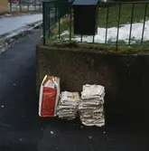 Tidningsinsamling, returpapper, tidningar.