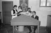 Helgmålsbön med musik i Kållereds kyrka, år 1983. 