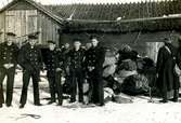 5 st sjömän från fartyget S.M.S Westfalen på Åland.
